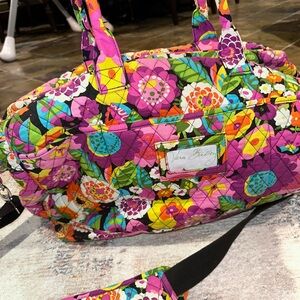 Vera Bradley Colorful Floral Travel Bag